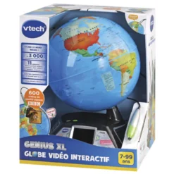 Globe vidéo avec écran interactif