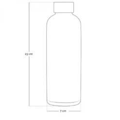 Gourde isotherme 500ml - bleu