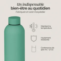 Gourde isotherme 500ml - vert