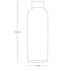 Gourde isotherme 750ml - vert