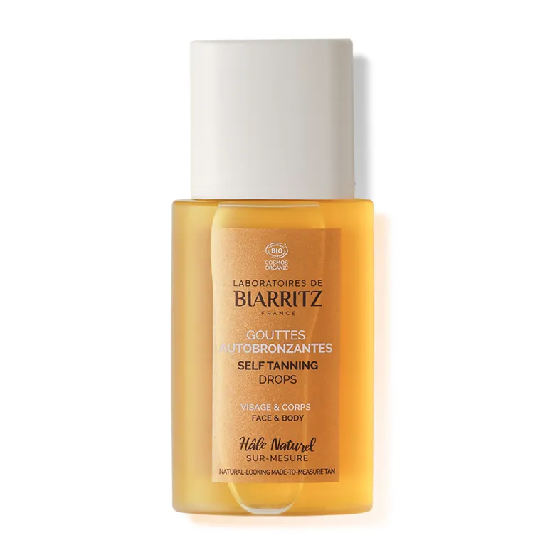 Gouttes autobronzantes bio