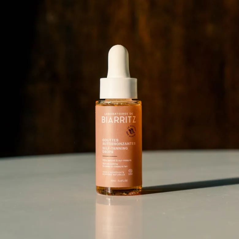Gouttes autobronzantes bio