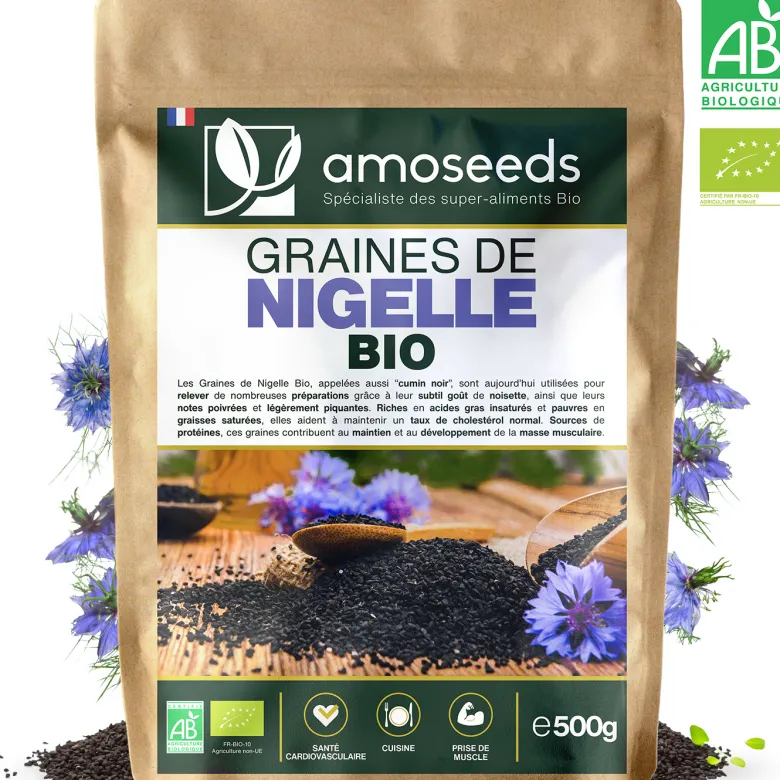 Graines de nigelle bio 500g