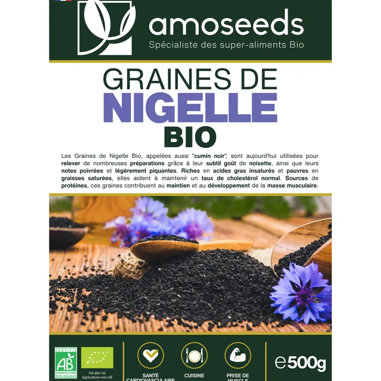 Graines de nigelle bio 500g