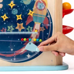 Grand cube d'activités interactif 5en1