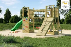 Grande aire de jeux en bois de pin fung