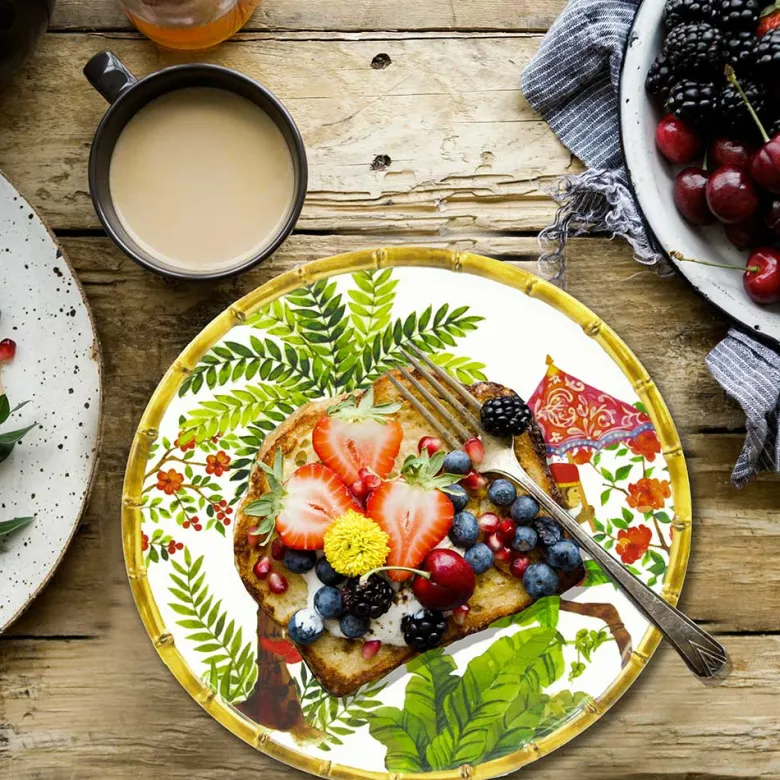 Grande assiette mélamine singes 28 cm