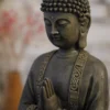 Grande statue bouddha méditation
