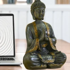 Grande statue bouddha méditation
