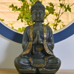 Grande statue bouddha méditation