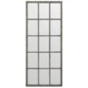 Grand miroir rectangulaire fenêtre bois