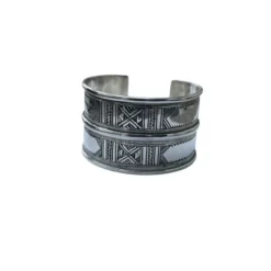 Gros bracelet touarg rigide double