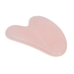 Gua Sha cœur visage sculpte lisse et raffermit la peau en pierre naturelle Quartz rose