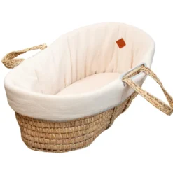Habillage couffin gaze de coton jeanne