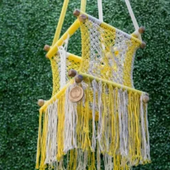 Hamac bébé macramé amarillo