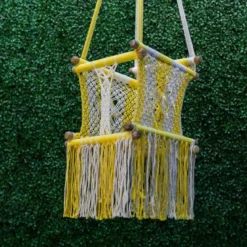 Hamac bébé macramé amarillo