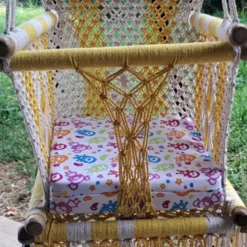 Hamac bébé macramé amarillo