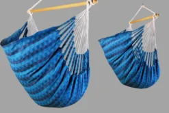 Hamac chaise colombia bleu
