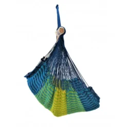 Hamac chaise filet vert bouteille