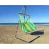 Hamac chaise soleil vert xxl support sol