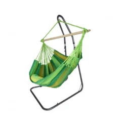 Hamac chaise soleil vert xxl support sol