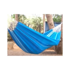 Hamac double indien bleu