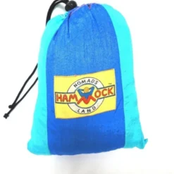 Hamac parachute randonnée bleu turquoise