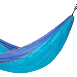 Hamac parachute randonnée bleu turquoise