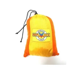Hamac voyage double jaune