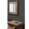 Hanko console style industriel - bois et noir - 140 cm