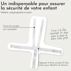 Harnais de sécurité pour chaise