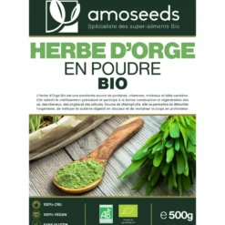 Herbe d'orge en poudre bio 500g