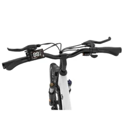 Hitway vélo électrique 28pc blanc avec panier