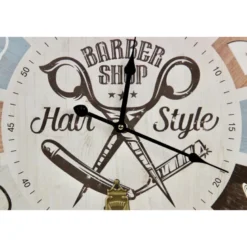 Horloge ancienne balancier barber shop