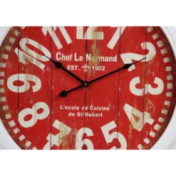 Horloge ancienne murale chef le normand