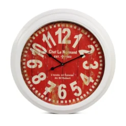 Horloge ancienne murale chef le normand
