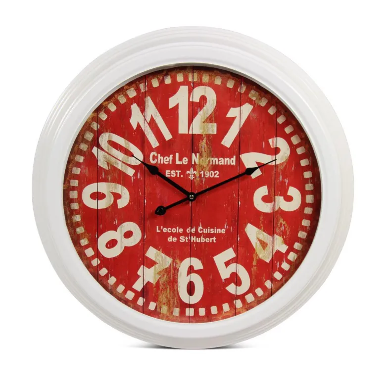 Horloge ancienne murale chef le normand
