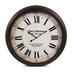Horloge ancienne murale chef le normand