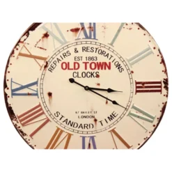 Horloge ancienne old town clocks métal