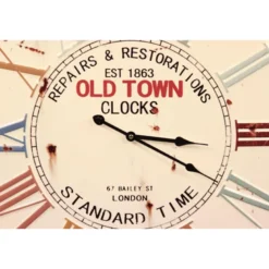 Horloge ancienne old town clocks métal