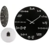 Horloge en verre mathematic 35 cm