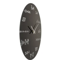 Horloge en verre mathematic 35 cm