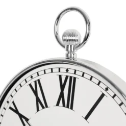 Horloge fishtec silver touch murale
