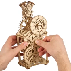 Horloge à moteur puzzle 3d bois