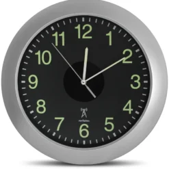 Horloge murale solaire radio-pilotée avec grands chiffres