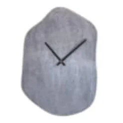 Horloge organic argent 50 x 35 cm