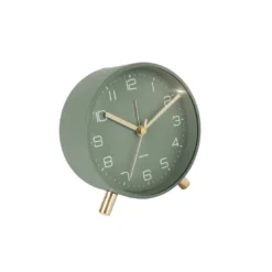 Horloge réveil en métal lofty - diam. 11