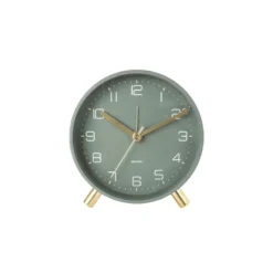 Horloge réveil en métal lofty - diam. 11