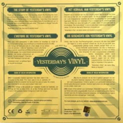 Horloge vinyle recyclé numbers