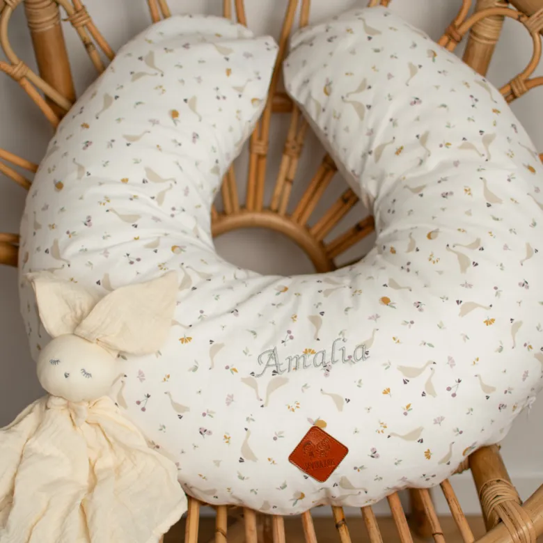 Housse coussin d'allaitement sidonia